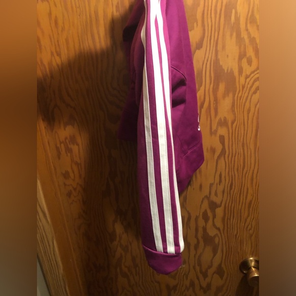 Girls ADIDAS Zip Up Track Jacket - Picture 5 of 7